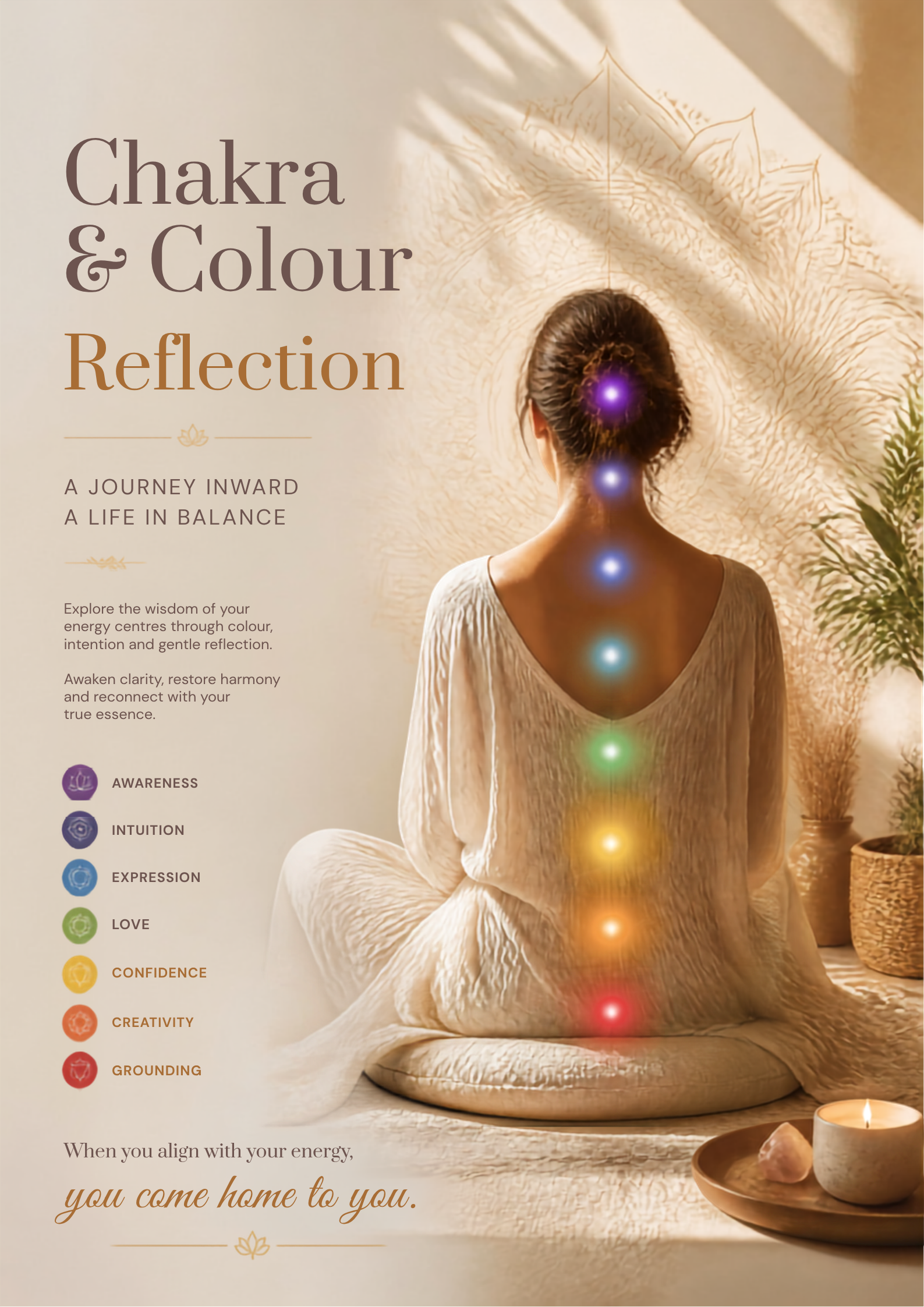 chakra colour healing session